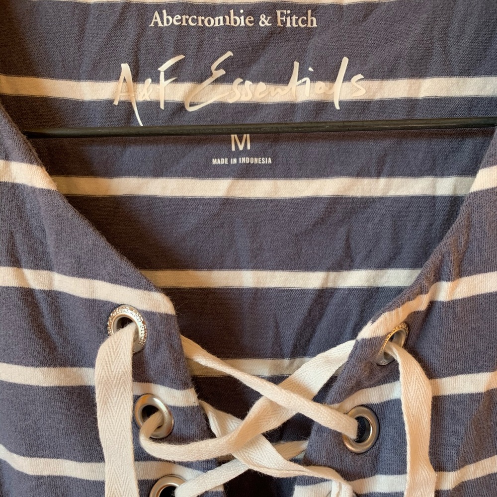 Abercrombie and Fitch lace up tank top, crop